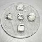 White Howlite Tumbled Stone
