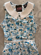 Santorini Collared Dress