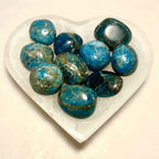 Blue Apatite Tumbled Stone