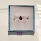 Dainty Garnet Ring