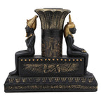 Isis and Osiris Pillar Candle Holder