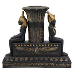 Isis and Osiris Pillar Candle Holder