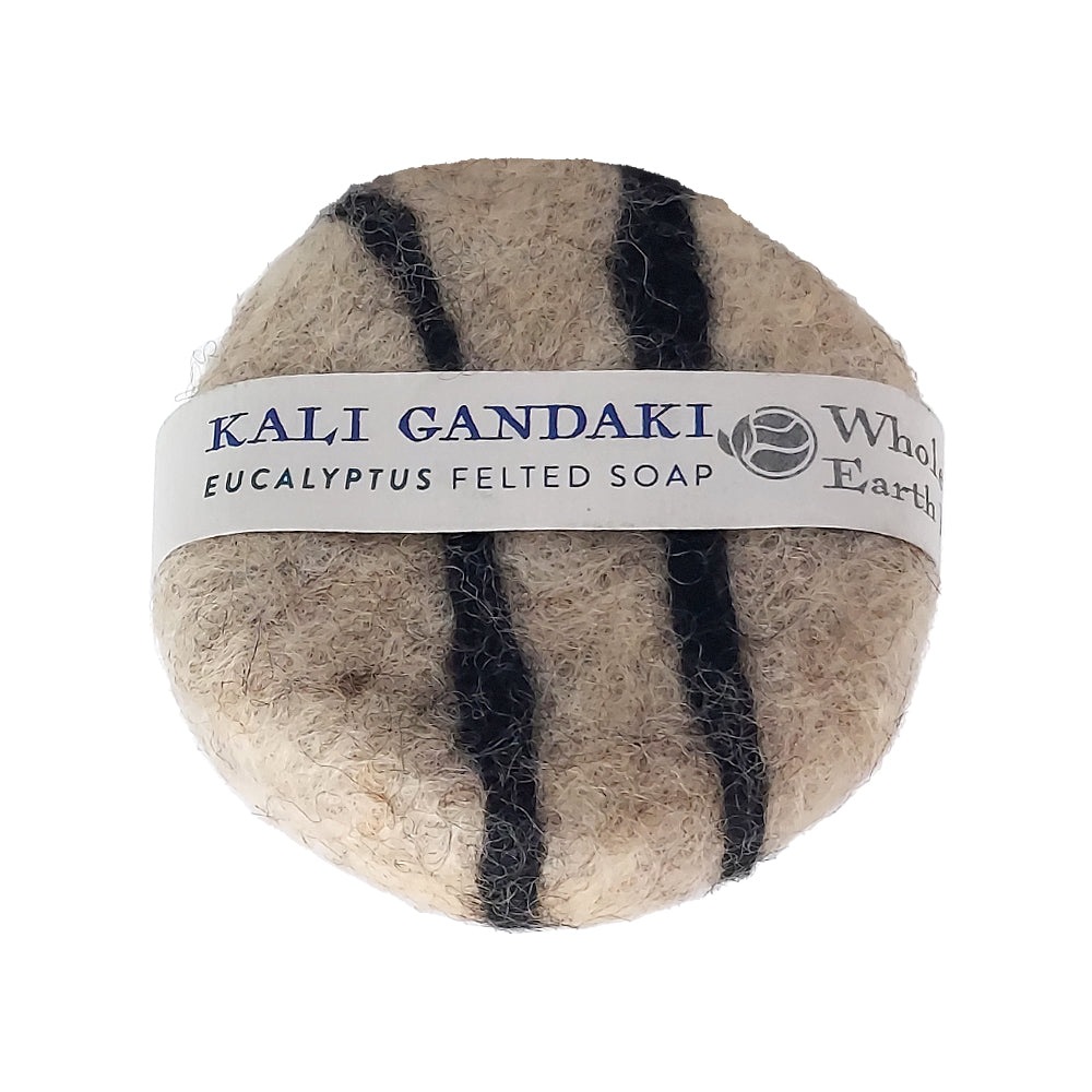 Kali Gandaki Eucalyptus Felted Herbal Soap