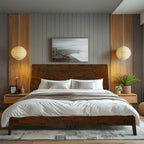 Serenity Solid Wood Bed Frame