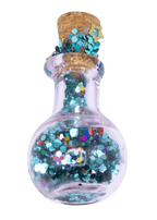 Glittery Fairy Spell Jar Magnet