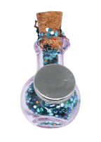 Glittery Fairy Spell Jar Magnet
