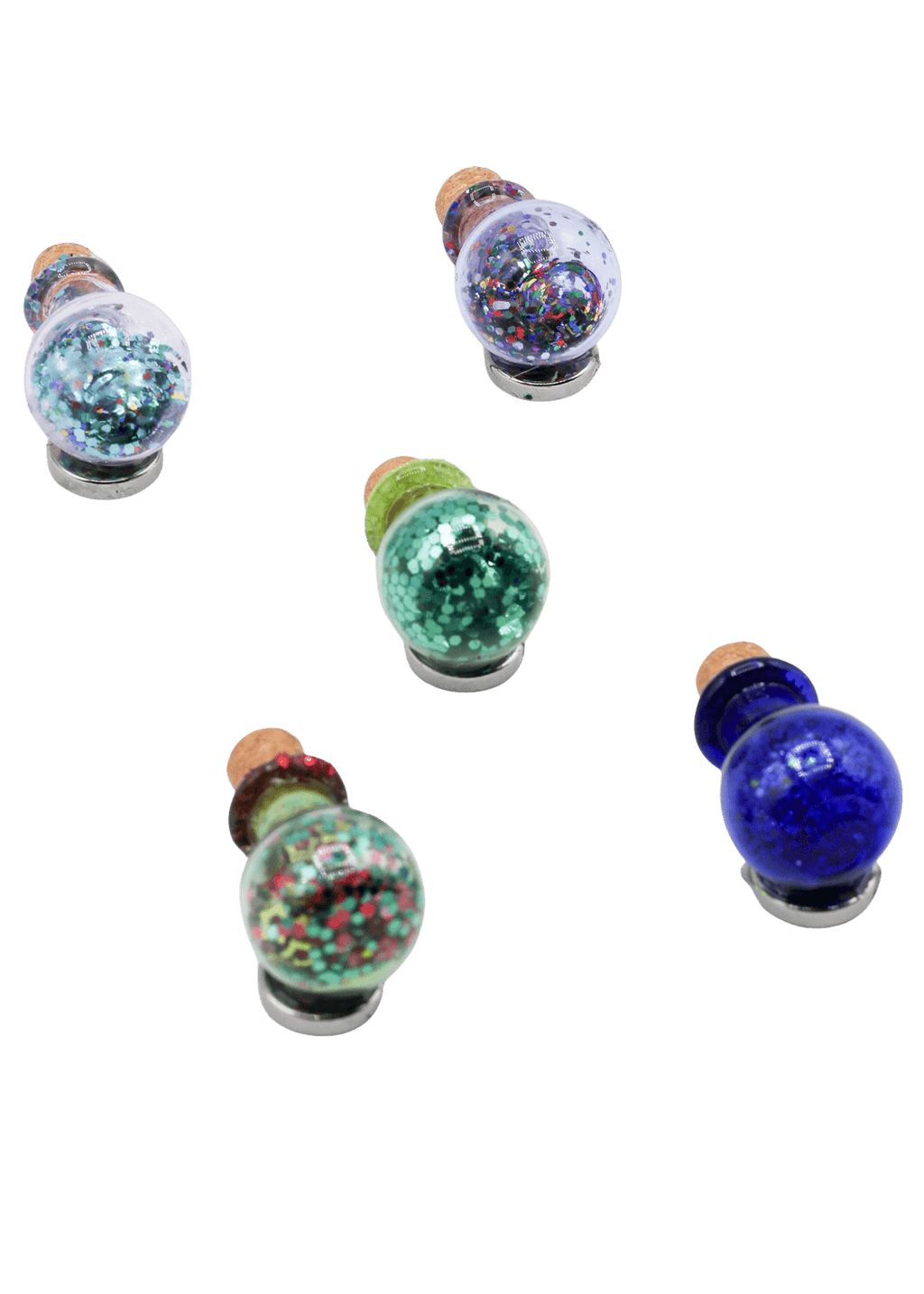 Glittery Fairy Spell Jar Magnet