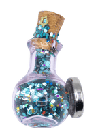 Glittery Fairy Spell Jar Magnet