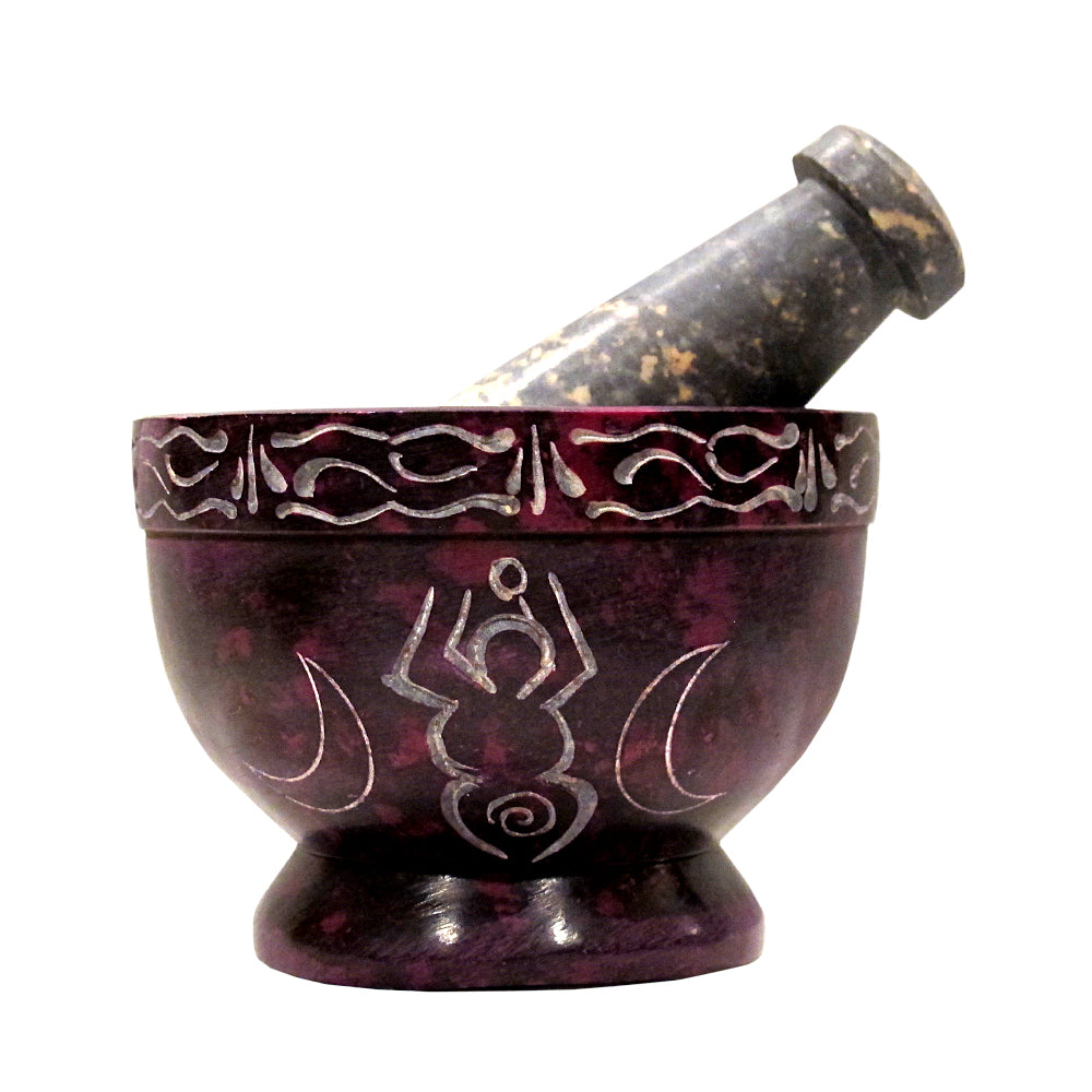 Mortar & Pestle - Purple Earth Goddess