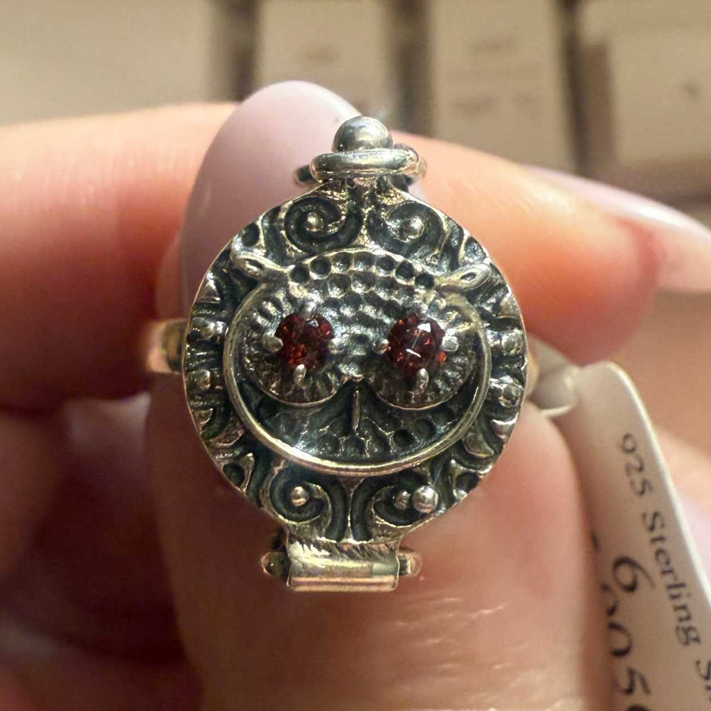 Poison Ring | Sterling Silver & Gold Vermeil Secret Locket Ring