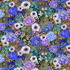 Peacock Floral Vintage Dress