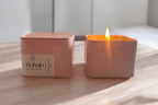 8oz Pink Tin Candles - 3 scents! -- by Moon Water Apothecary