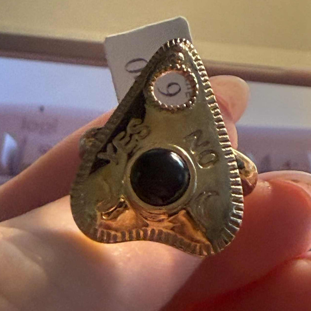 Planchette Ring | Sterling Silver & Gold Vermeil