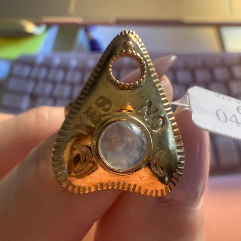 Planchette Ring | Sterling Silver & Gold Vermeil