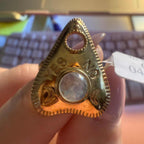 Planchette Ring | Sterling Silver & Gold Vermeil