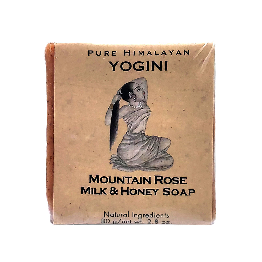 Pure Himalayan Yogini Mountain Rose Milk and Honey Herbal Soap
