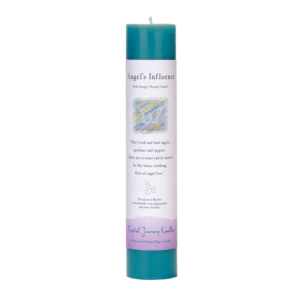 Reiki Herbal Pillar Candle Angels Influence