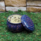 Ritual Tin Candle w/Crystals
