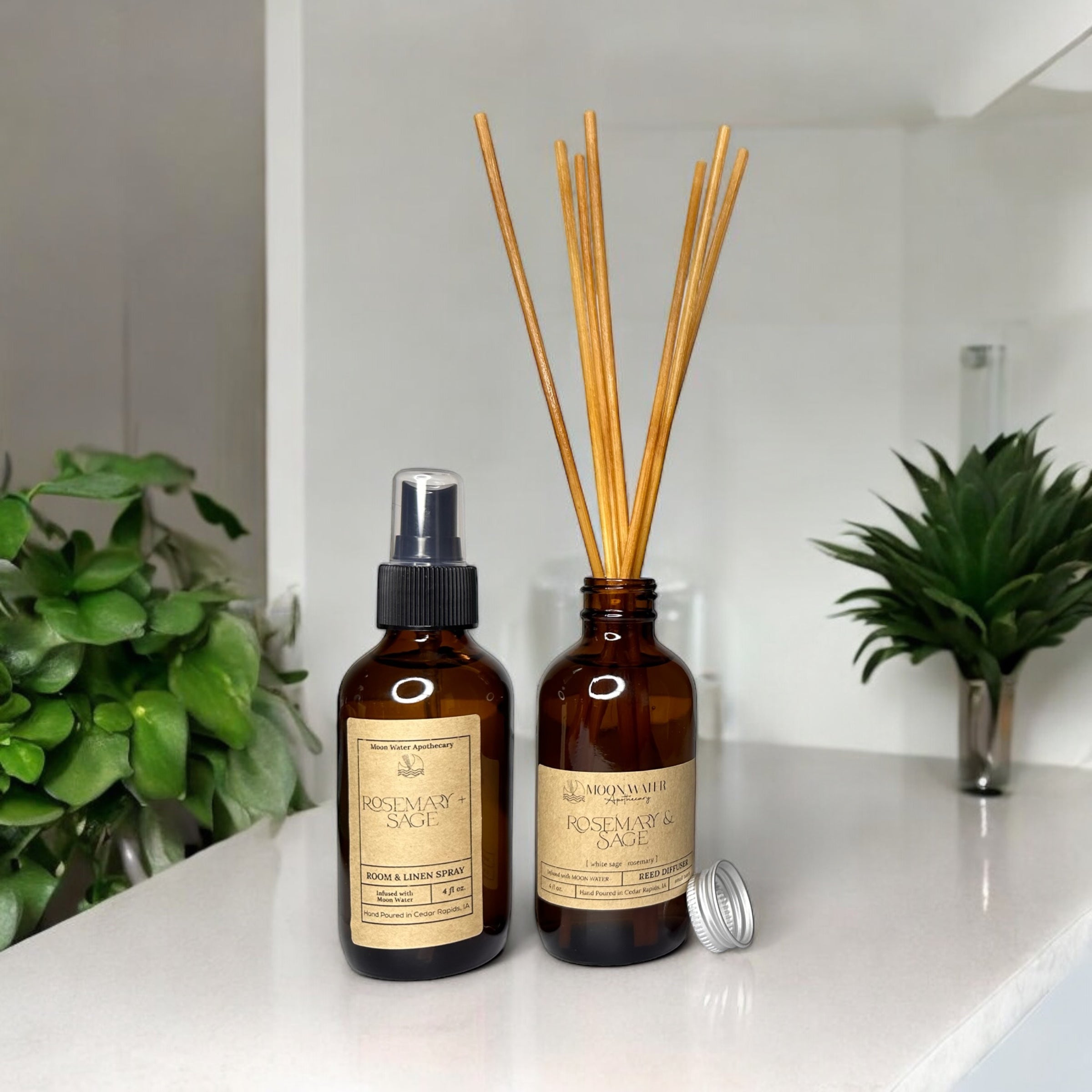 Rosemary + Sage - ROOM & LINEN SPRAY -- by Moon Water Apothecary!