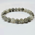 Labradorite Round Bead Bracelet - Stone of Magick