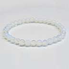 Opalite Round Bead Bracelet - Stone of Eternity