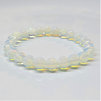 Opalite Round Bead Bracelet - Stone of Eternity