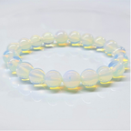 Opalite Round Bead Bracelet - Stone of Eternity