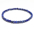 Lapis Lazuli Round Bead Bracelet 4mm - Mystic Truth