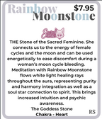 Rough Rainbow Moonstone – A+ Grade Raw Stone from India