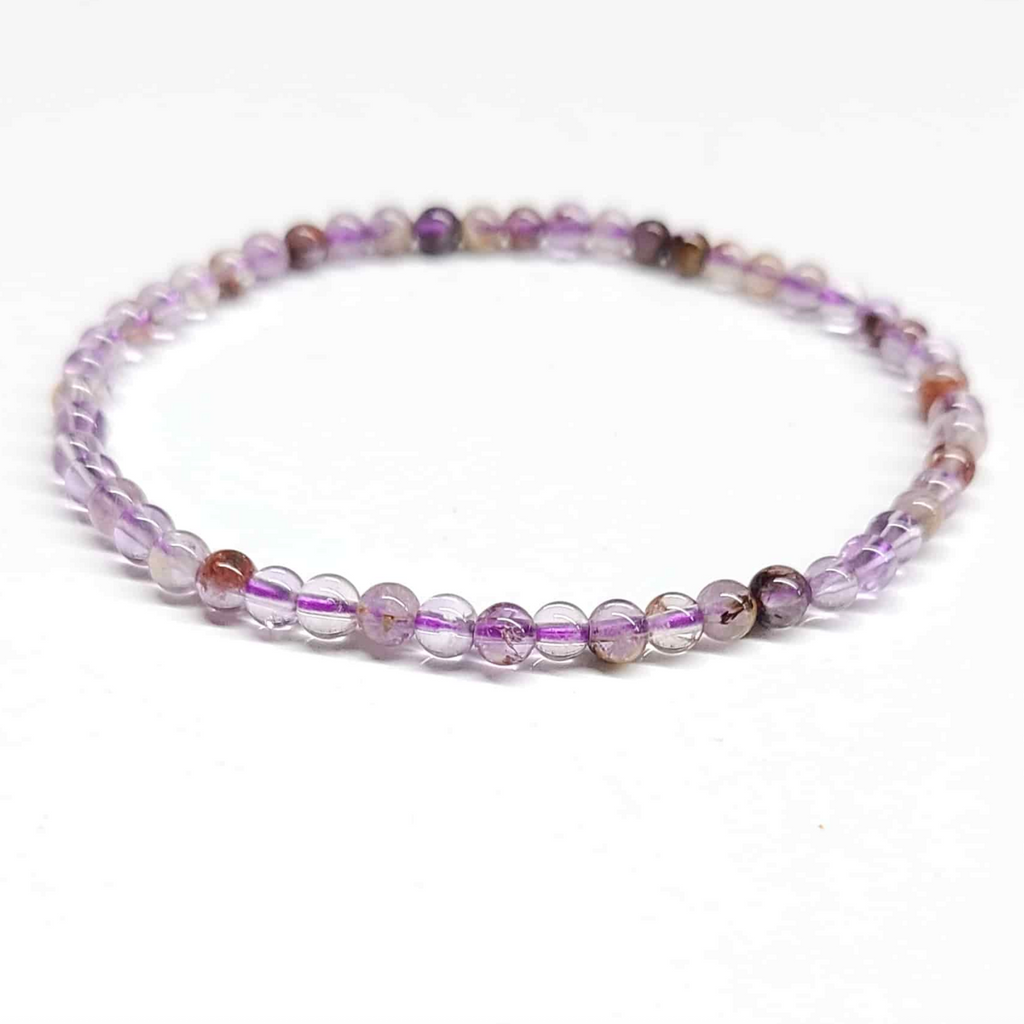 Super 7 Round Bead Bracelet - Spiritual Expansion