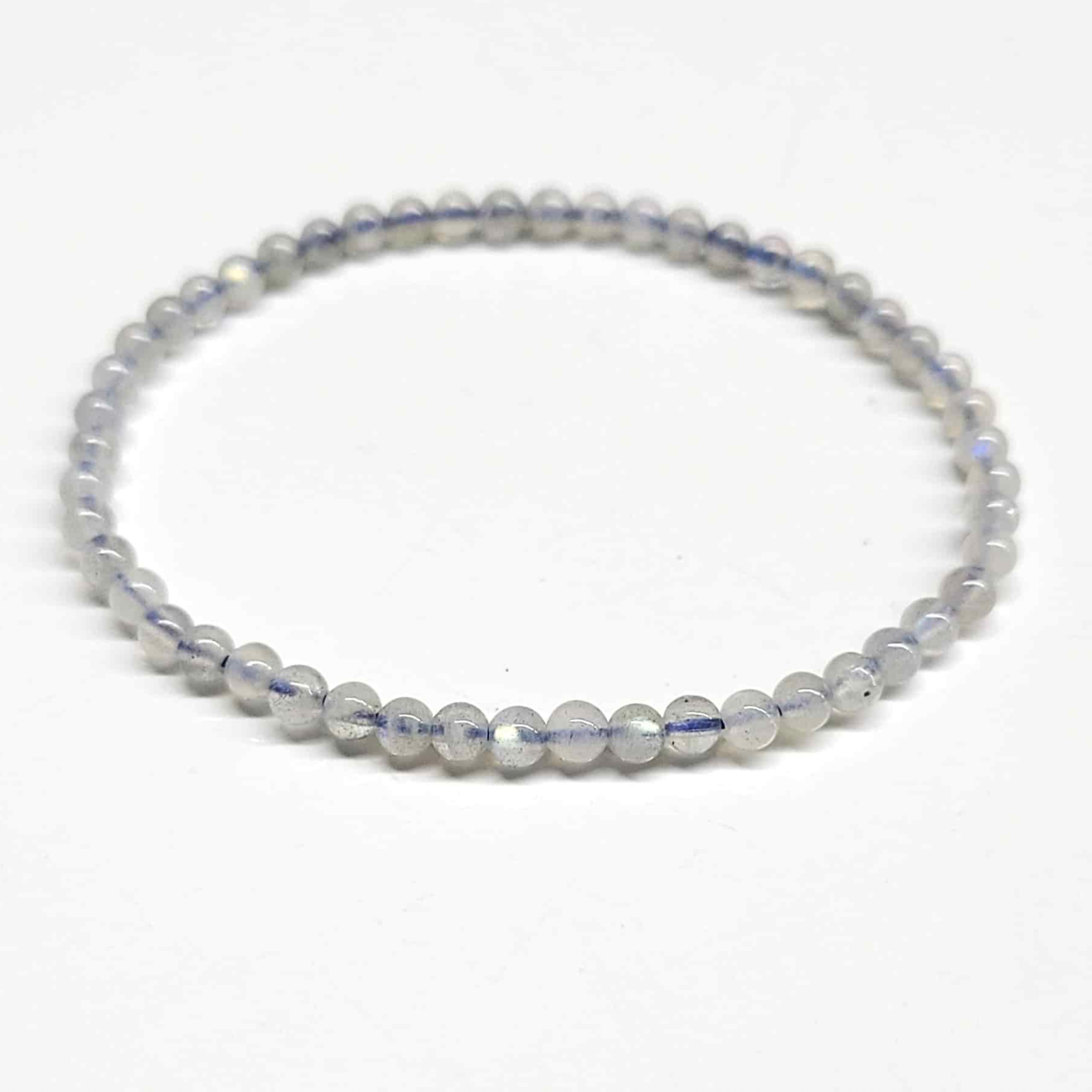 Labradorite Round Bead Bracelet - Stone of Magick