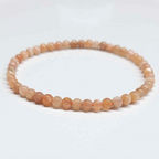 Moonstone Round Bead Bracelet - The Traveler's Stone