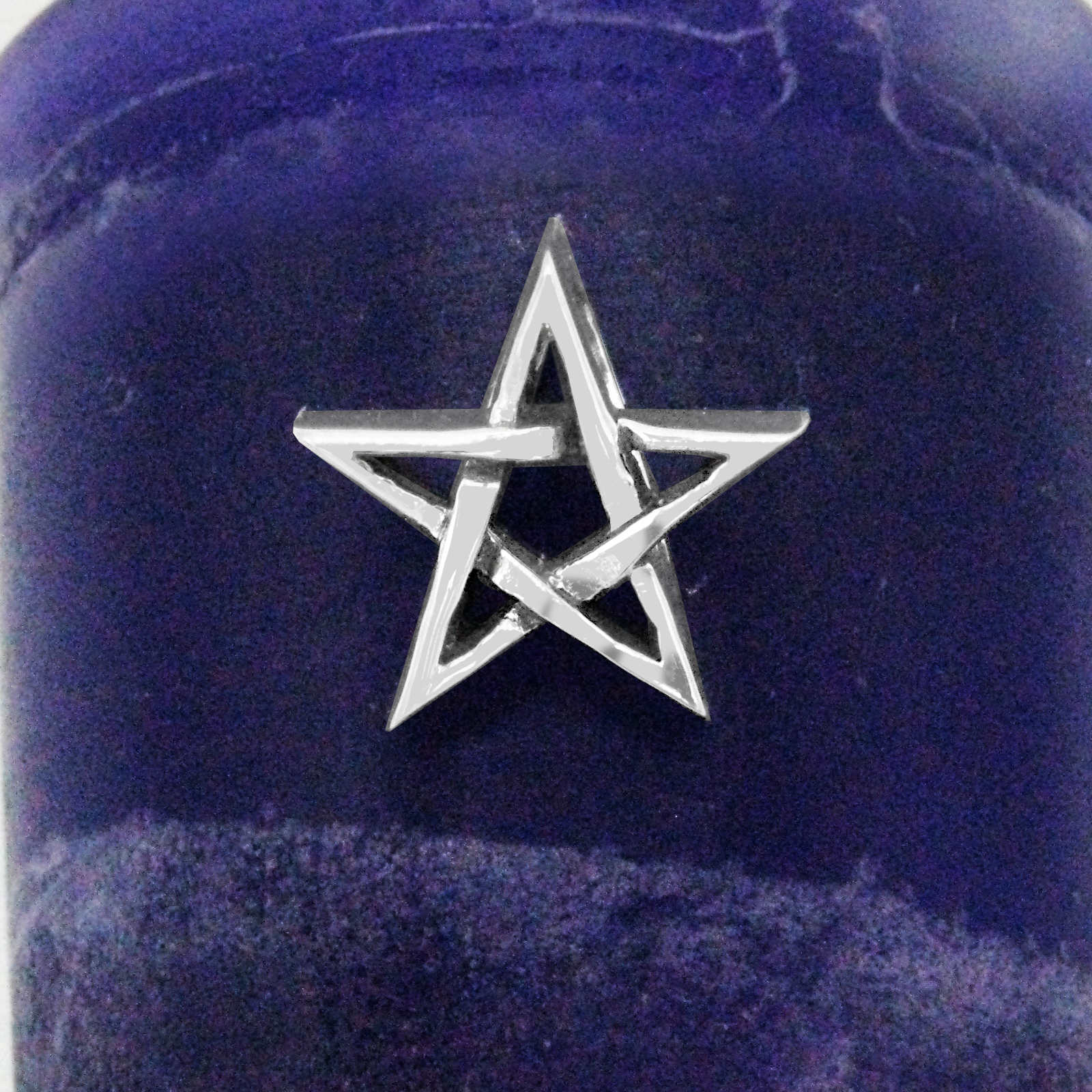 Tiny Pentagram Pendant Handmade - 925 Sterling Silver