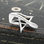 Tiny Pentagram Pendant Handmade - 925 Sterling Silver