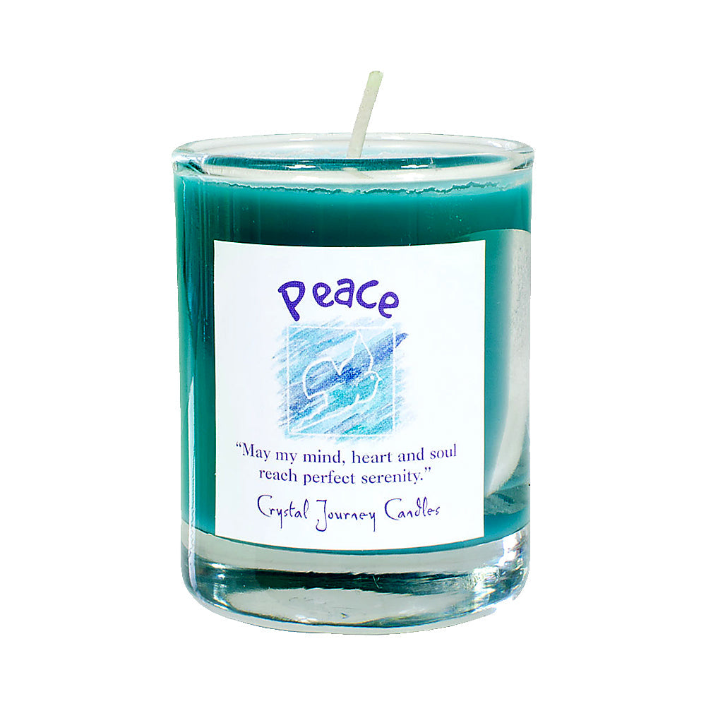 Soy Herbal Filled Votive - Peace