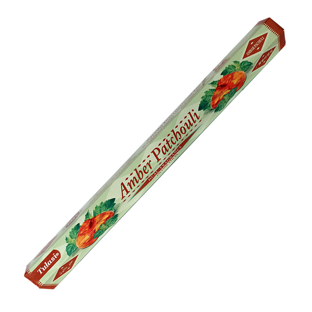 Tulasi Amber Patchouli Dual Fragrance Incense Sticks