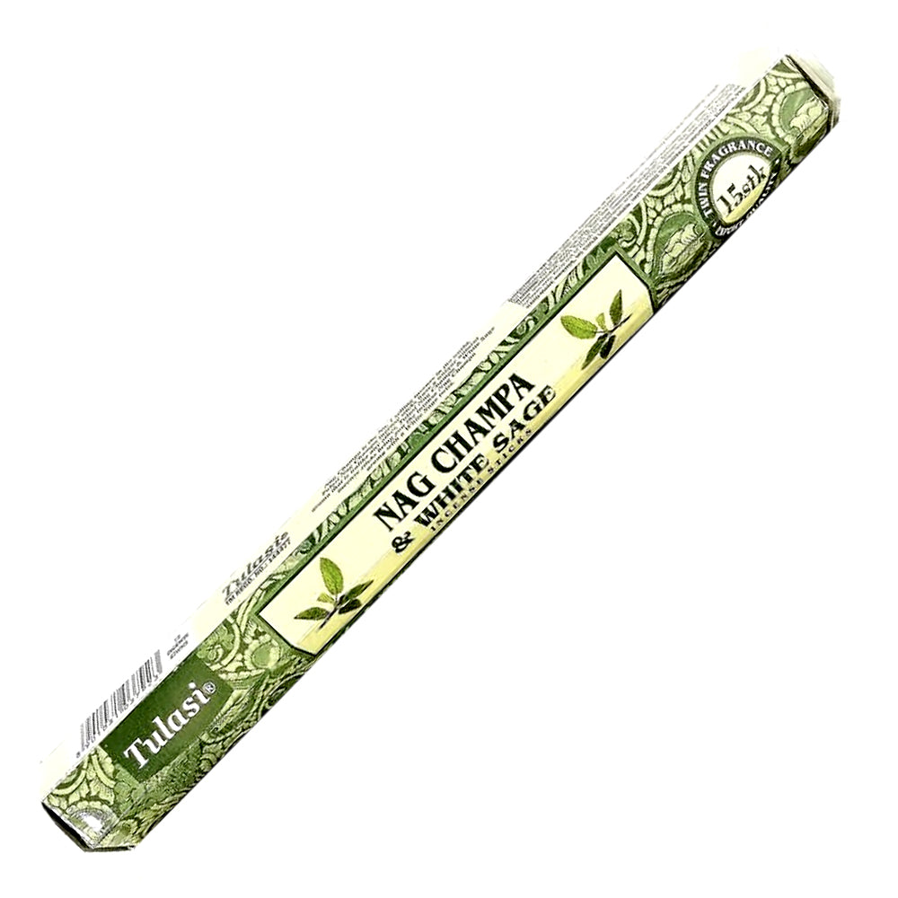 Tulasi Nag Champa & White Sage Incense Sticks