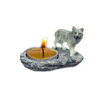 Wolf T-Light Candle