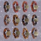 Leather Bracelets with Zodiac Signs