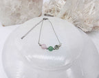 LEAD WITH LOVE-Kunzite, Green Aventurine, Prehnite Jewelry Set