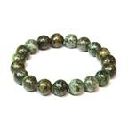 African Turquoise Round Bead Bracelet - Positive Life Changes