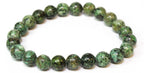 African Turquoise Round Bead Bracelet - Positive Life Changes