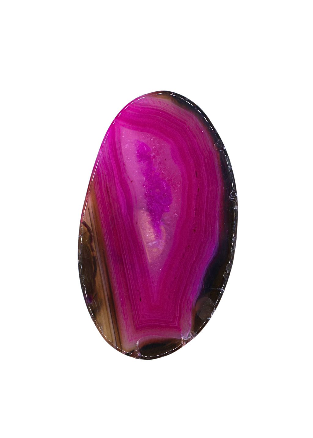Agate Slice Crystal Fridge Magnet
