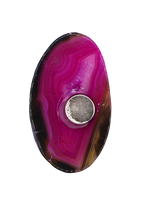 Agate Slice Crystal Fridge Magnet