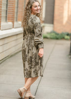 Aleeyah Smocked Midi Dress