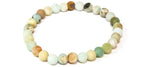 Amazonite (Matte) Round Bead Bracelet - Integrity