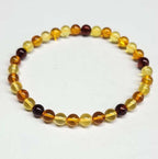 Amber Round Bead Bracelet 6mm - Spiritual Breakthrough