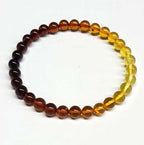 Amber Round Bead Bracelet 6mm - Spiritual Breakthrough