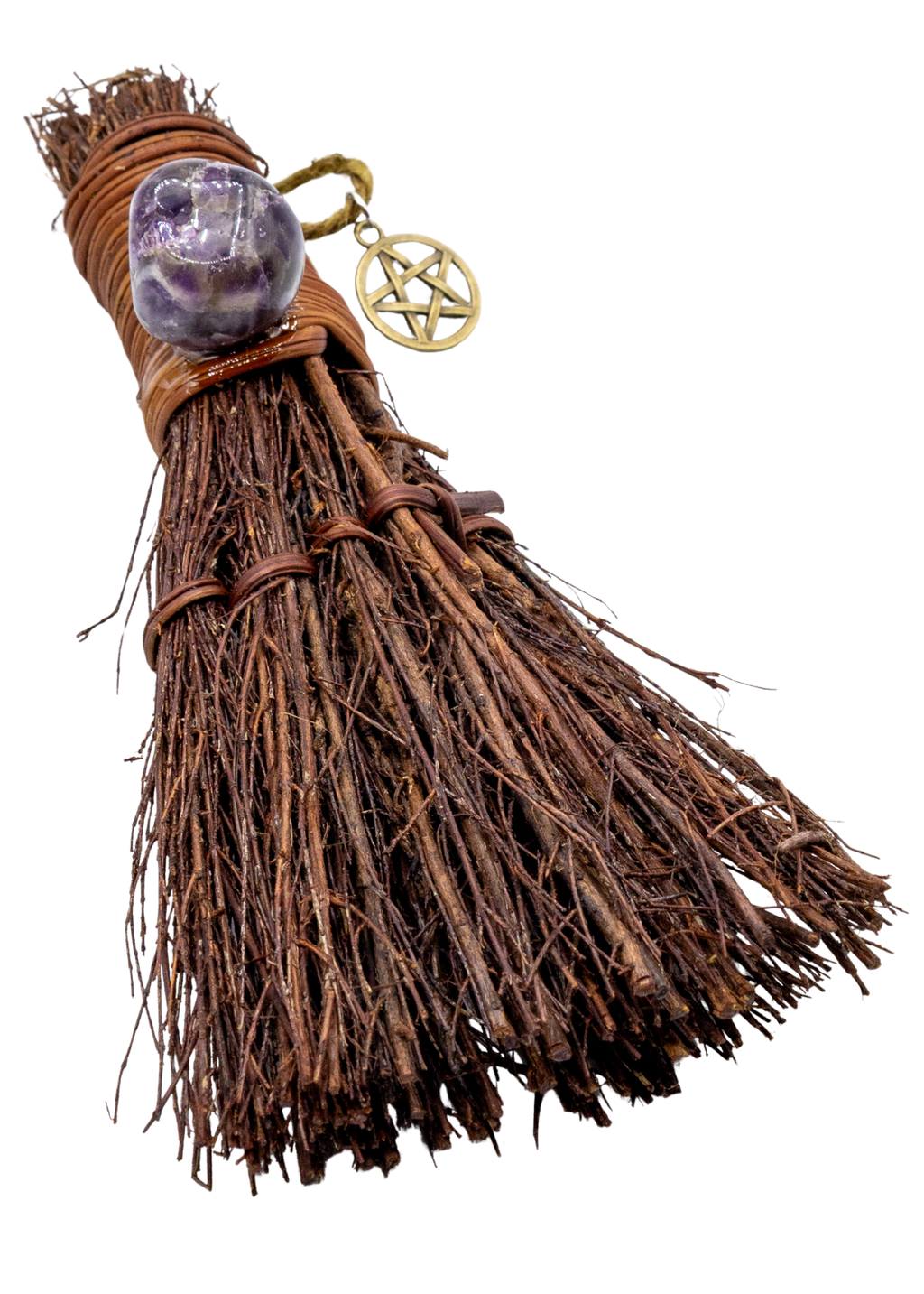 Amethyst Cinnamon Witch's Broom