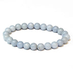 Angelite Round Bead Bracelet - Divine Communication